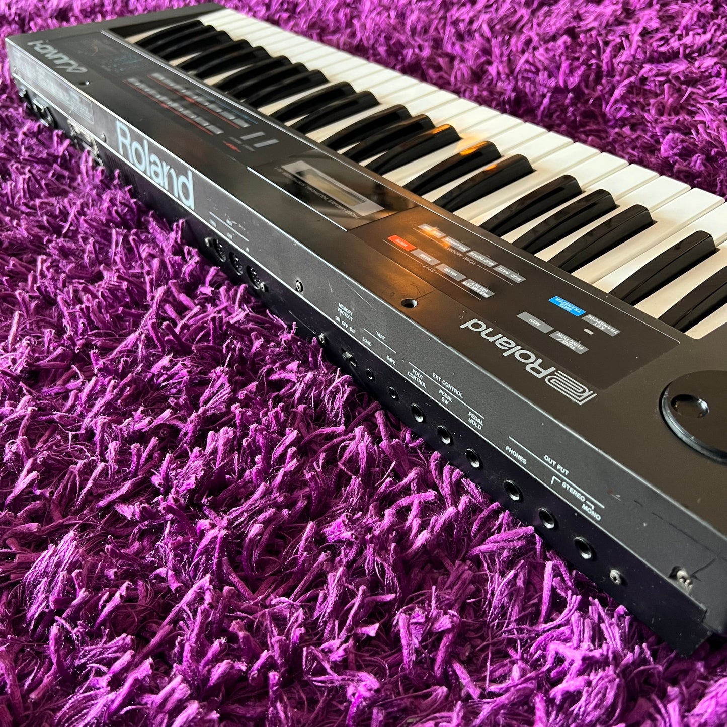 1980s Roland Alpha Juno-1 49 Key Analog Synthesizer