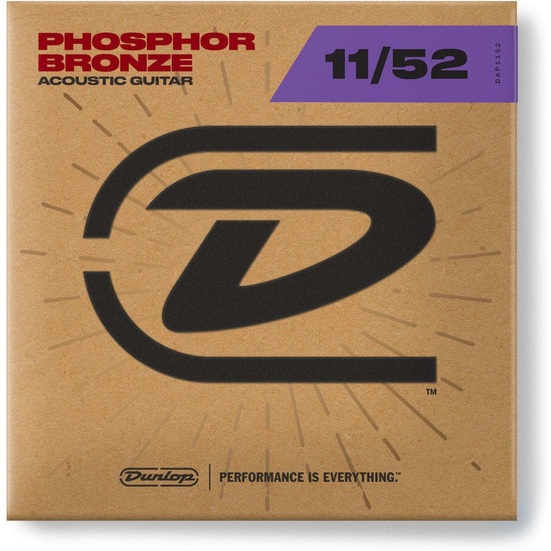 Dunlop Phosphor Bronze Acoustic Guitar Strings 11-52