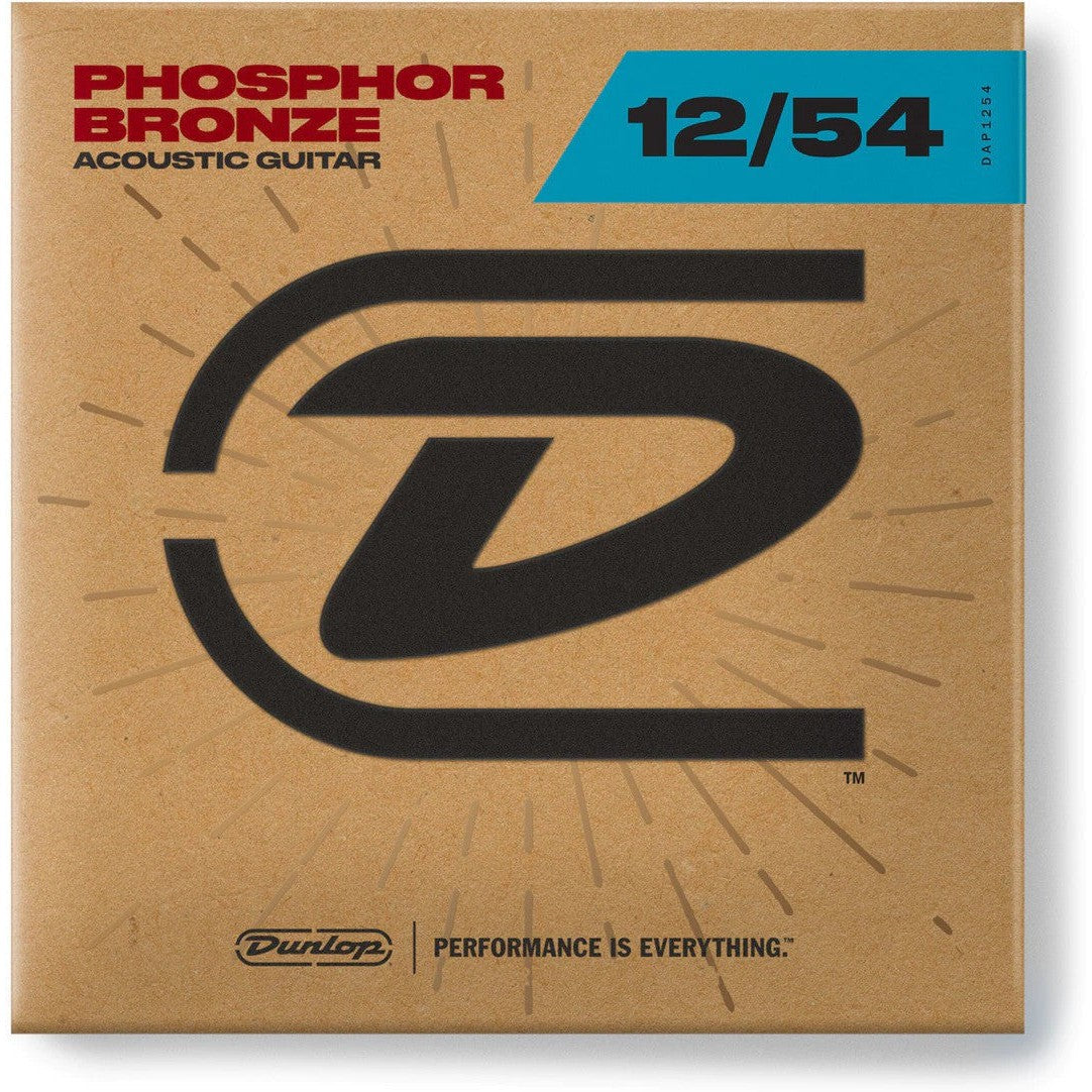Dunlop Phosphor Bronze Acoustic Guitar Strings 12-54