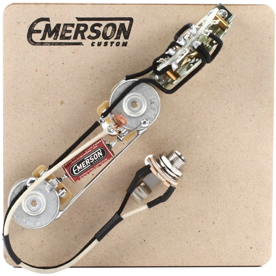 Emerson Custom Prewired Kit Telecaster 3-Way 250K Pots