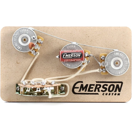 Emerson Custom Prewired Kit Stratocaster 5-Way 250K Pots