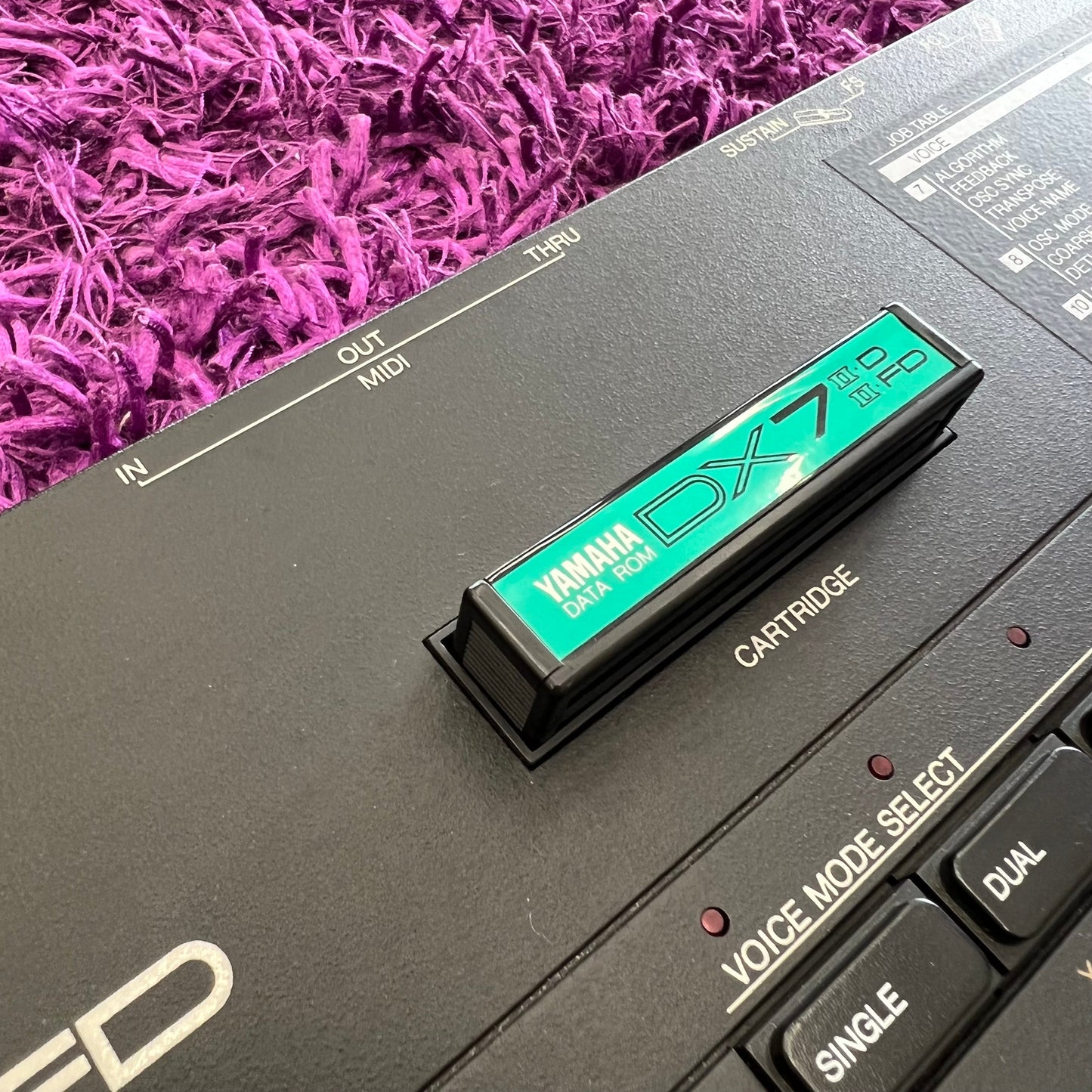 Yamaha DX7 II-FD Digital Programmable Algorithm Keyboard Synthesizer (w/ Cartridge)