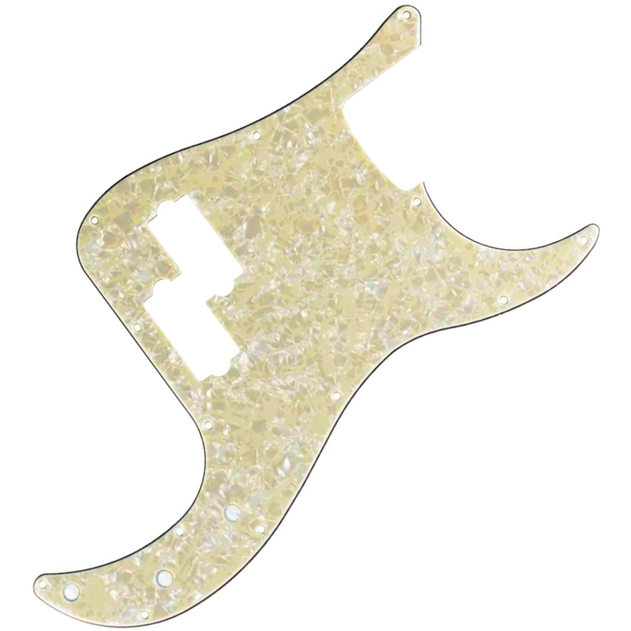 Scratchplate Pickguard Precision Bass Guitar PB Style Cream Pearl