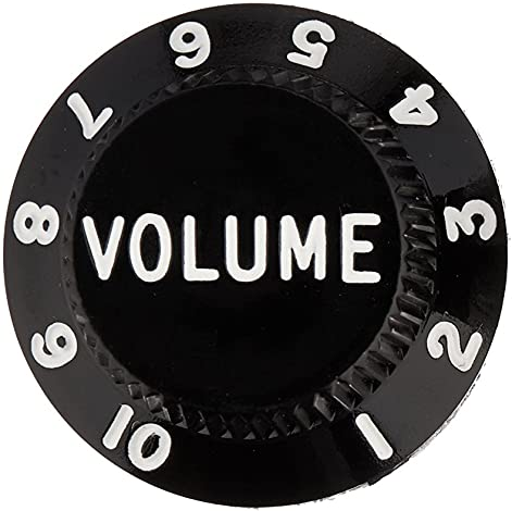 Volume Knob Stratocaster Black