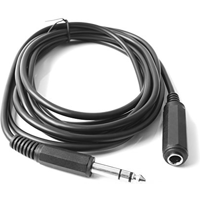 010 FT (3m) 1/4" Inch Headphone Extension Cable TRS